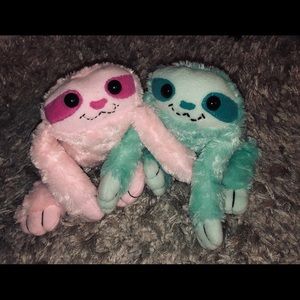 Soft plush sloth stuffed animal